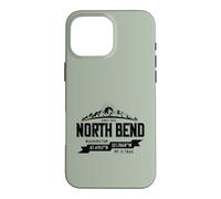 North Bend Washington Mountain Trail Coordinates Vintage Case for iPhone 16 Pro Max