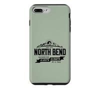 North Bend Washington Mountain Trail Coordinates Vintage Case for iPhone 7 Plus/8 Plus