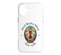 North Brother Island Lighthouse New York Case for iPhone 16 Plus