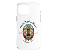North Brother Island Lighthouse New York Case for iPhone 16 Pro Max