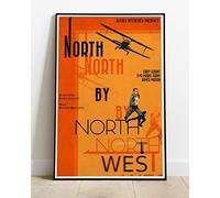 North By North West Cary Grant James Mason Movie Film Promo A Huge 36"x24" Poster Print Similar (Slightly Larger) to A1 Size : Vintage Retro Reproduction