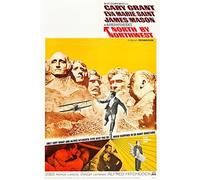 "NORTH BY NORTHWEST" - Cary Grant Hitchcocks Classic Movie Poster - Poster Size : A4