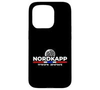 North Cape Norway Coordinates Travel Souvenir Case for iPhone 15 Pro