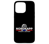 North Cape Norway Coordinates Travel Souvenir Case for iPhone 15 Pro Max
