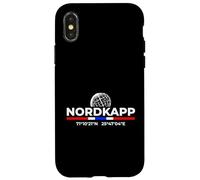 North Cape Norway Coordinates Travel Souvenir Case for iPhone X/XS