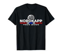 North Cape Norway Coordinates Travel Souvenir T-Shirt