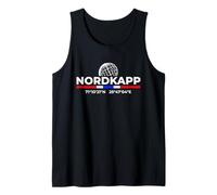 North Cape Norway Coordinates Travel Souvenir Tank Top