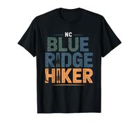 North Carolina Blue Ridge Parkway Hiker Nc Mountains Retro T-Shirt