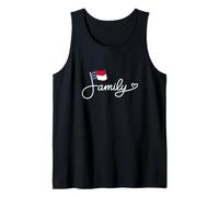 North Carolina Family - NC State Flag Heritage Word Art Tank Top