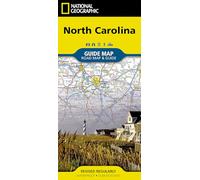 North Carolina Guide Map by National Geographic - Waterproof Foldable Road & Travel Map Featuring Asheville, Outer Banks, Blue Ridge Parkway & State Parks (National Geographic Guide Map)