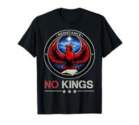 North Carolina NC Rebel Bird Resistance No Kings T-Shirt