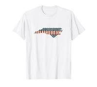 North Carolina Patriotic USA Flag America Men Women Adults T-Shirt