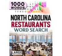 North Carolina Restaurants Word Search: Large Print (50-State Restaurants Word Search Series)