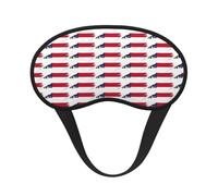 North Carolina State Flag Map Sleep Mask 100% Light Blocking Eye Mask for Sleeping, Sleep Mask for Unisex for Travel/Nap