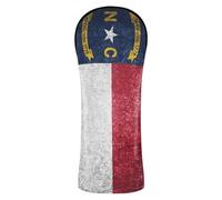 North Carolina State Flag Nc Golf Cover Set Premium Leather Headcovers with Number Tag for Woods and Driver Hybrid