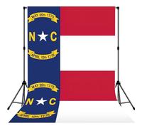 North Carolina State Flag Print Photo Studio Background 5x7ft Soft Photo Backdrop Curtain For Studio Content Creator Equipment