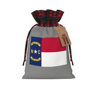 North Carolina State Flag Print Reusable Gift Decor Bags Festive Drawstring Pouches Anniversaries Wedding Favors
