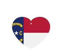 North Carolina State Flag Printing 10 Pcs Air Freshener Cards,Car Scented Hanging Sheets Air Freshener Set For Car Decoration