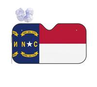North Carolina State Flag Printing Summer Sun Shade Sunshade Windshield Cover Front Window Shade Sun Visor Shade Car Accessories