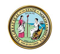 North Carolina USA Pin Badge