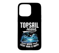 North Carolina Vacay Beach Tourist Happy Topsail Island Case for iPhone 15 Pro Max