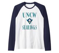 North Carolina Wilmington UNC Seahawks | NCAA | UNCW1005 Raglan Baseball Tee