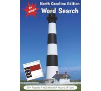North Carolina Word Search: Word Searches with Easy To Read Print about North Carolina Places, People, Activities, and More | 6x9 inches, 110 Pages | ... … Gift for Vacations, Holidays and Free Times