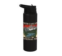 North Cascades National Park Scenic Adventure Stainless Steel Insulated Water Bottle