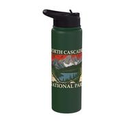 North Cascades National Park Scenic Adventure Stainless Steel Insulated Water Bottle