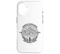 North Cascades National Park, Vintage 1968, Mountain Case for iPhone 16