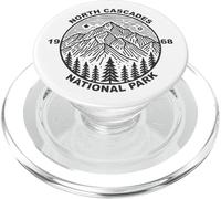 North Cascades National Park, Vintage 1968, Mountain PopSockets PopGrip for MagSafe
