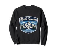 North Cascades Washington Mountain Hiking Outdoor Adventure Sweatshirt