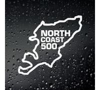 North Coast 500 Campervan Sticker, NC500 Car Motorhome Vinyl Decal