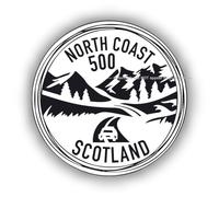North Coast 500 Scotland Decorative Vinyl Sticker 2122