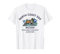North Coast 500 Scotland Road Trip Gift NC500 T-Shirt