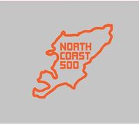 North Coast 500 Waterproof Vinyl Sticker, Self-Adhesive, Easy Apply/Remove, with Transfer Tape (1, Orange)