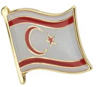 North Cyprus Metal Enamel Country Flag Pin Badge