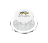 North Dakota Bison Landscape Wildlife Prairie PopSockets PopGrip for MagSafe