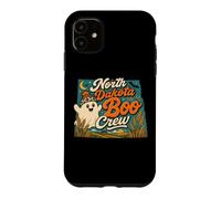 North Dakota Boo Crew Vintage Halloween Ghost Case for iPhone 11