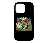 North Dakota Boo Crew Vintage Halloween Ghost Case for iPhone 14 Pro Max