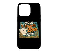 North Dakota Boo Crew Vintage Halloween Ghost Case for iPhone 15 Pro Max