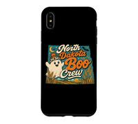 North Dakota Boo Crew Vintage Halloween Ghost Case for iPhone XS Max