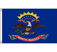North Dakota Flag - 5 x 3 FT - US State - 100% Polyester With Eyelets Banner - FlagSuperstore