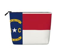 North Dakota Flag Waterproof Large Capacity with Zipper Travel Business Trip Home Multifunctional Makeup Bag Storage Bag Coin Purse