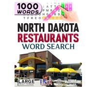 North Dakota Restaurants Word Search: Large Print