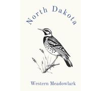 North Dakota State Bird, Western Meadowlark (Sturnella neglecta) Notebook, Journal for Men, Women, Young Adults, Teens, Kids, Gift for Bird Watchers, ... 120 White Lined Pages, 6"x9", Eco-Friendly