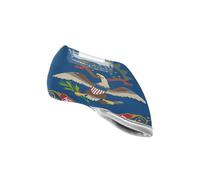North Dakota State Flag Mallet Putter Covers Magnetic Golf Putter Headcover for Mallets and Square