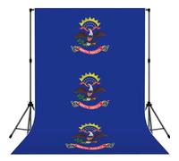 North Dakota State Flag Print Photography Backdrop 5x7ft Photo Backdrop Curtain Washable Photography Background For Studio
