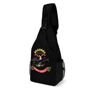 North Dakota State Logo Trendy Crossbody Bag for Women Men Sling Bags Shoulder Chest Backpack Hiking Running