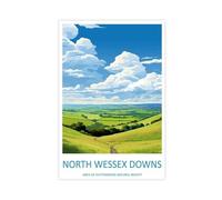 North Devon Travel Art North Devon Gift (6) Canvas Poster Wall Art Decor Print Picture Paintings for Living Room Bedroom Decoration 08x12inch(20x30cm)